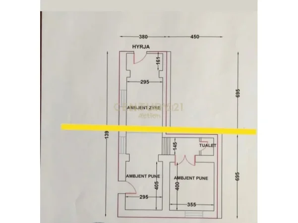 Tirane, shes ambjent biznesi Kati 0, 70 m² 750.000 € 