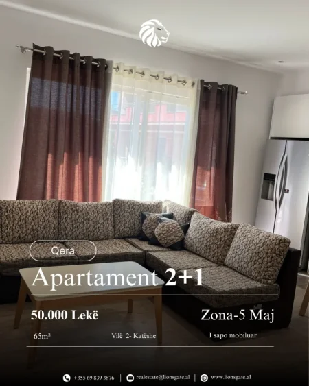Tirane, jap me qera 2+1 , 62 m² 500 € 