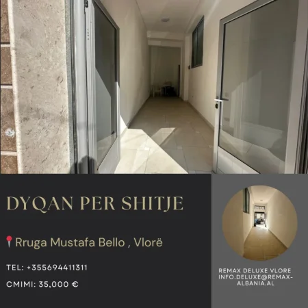 Vlore, shitet dyqan Kati 0, 30 m² 35.000 € (Rruga Mustafa Bello, Kali Trojes, Vlore)