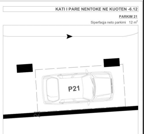Tirane, jepet me qera garazh Kati -1, 12 m² 5.000 Leke (Ali demi)
