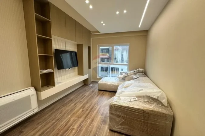 Tirane, jepet me qera apartament 1+1 , 60 m² 550 € (Dritan Hoxha Aura Rezidence)