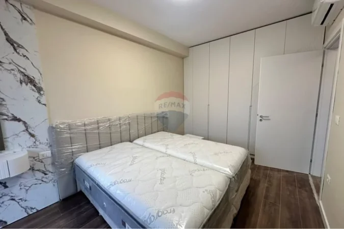 Tirane, jepet me qera apartament 1+1 , 60 m² 550 € (Dritan Hoxha Aura Rezidence)