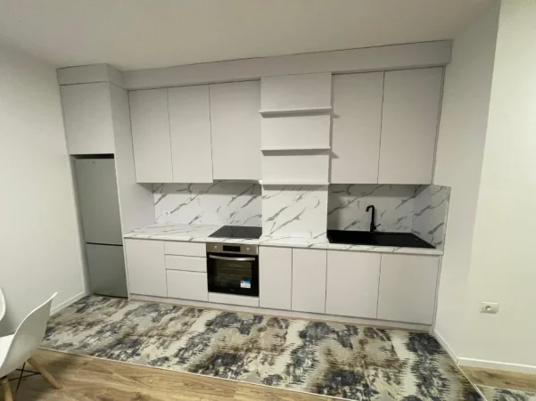 Tirane, jepet me qera apartament 1+1 Kati 6, 72 m² 570 € (Kompleksi Aura, rruga Dritan Hoxha)