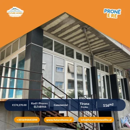 Tirane, shitet ambjent biznesi Kati 0, 116 m² 174.270 € (Rruga Dajtit)