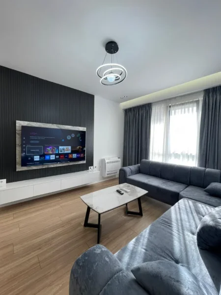 Tirane, jepet me qera apartament 1+1 Kati 5, 68 m² (Astir, Rezidenca Urban Gate)