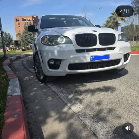Tirane, shitet makine BMW X5 35i xDrive M performance Benzin+Gaz, e bardhë automatik Klima 2.190.000 km
