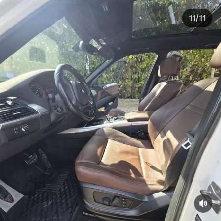 Tirane, shitet makine BMW X5 35i xDrive M performance Benzin+Gaz, e bardhë automatik Klima 2.190.000 km