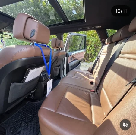 Tirane, shitet makine BMW X5 35i xDrive M performance Benzin+Gaz, e bardhë automatik Klima 2.190.000 km
