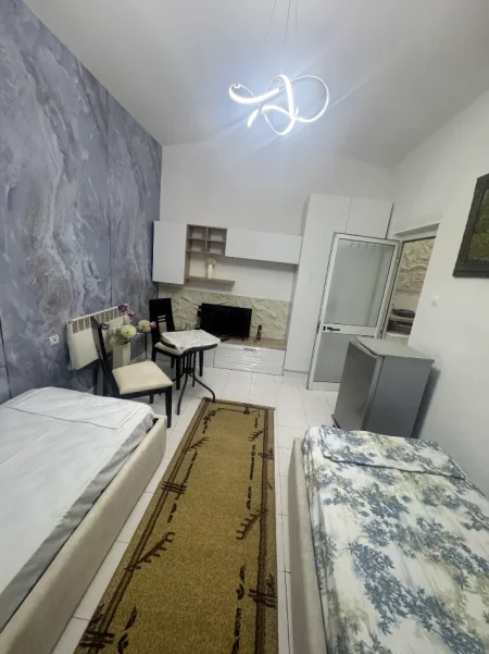 Tirane, jepet me qera garsonier Kati 1, 30 m² 360 € (Perballe Gjykates se Tiranes te Palma e Arte)