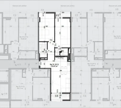 Tirane, shitet apartament 2+1 Kati 2, 116 m² 170.000 € (FUSHA E AVIACIONIT)