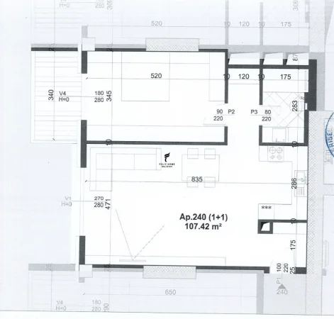 Tirane, shitet apartament 1+1 , 107 m² 295.000 € (LAPRAKE)