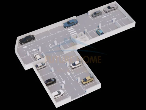 Tirane, shitet 2 garazh | post parkimi Kati -2, 44 m² 80.000 € (LAKE VIEW RESIDENCE , Liqeni)