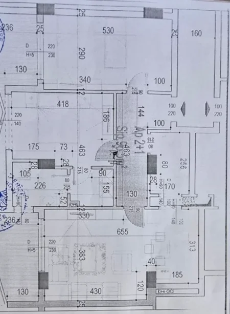 Tirane, shitet apartament 2+1 Kati 4, 110 m² 185.000 € (ASTIR)