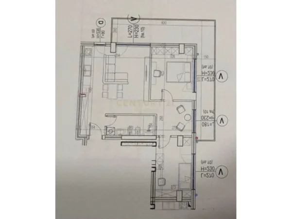 Tirane, shitet apartament 2+1 Kati 6, 132 m² 211.200 € (kodra e diellit 2)