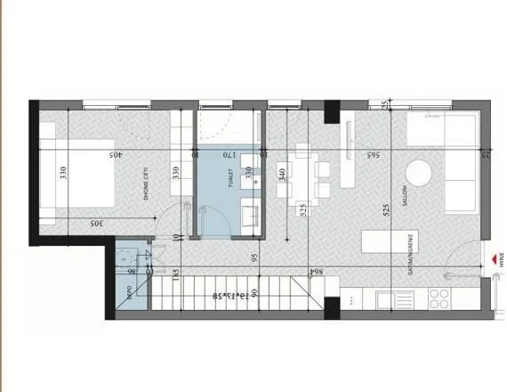 Tirane, shitet apartament duplex Dublex Kati 0, 127 m² 127.230 € (Paskuqan)
