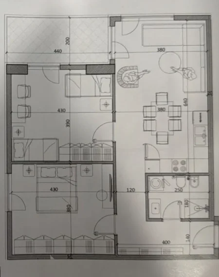 Tirane, shitet apartament 2+1+Ballkon , 99 m² 72.200 € (Kamez, Venatino 4 Residence)
