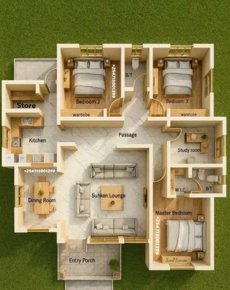 Tirane, shitet apartament 2+1 Kati 0, 105 m² 200.000 € (Univers City)