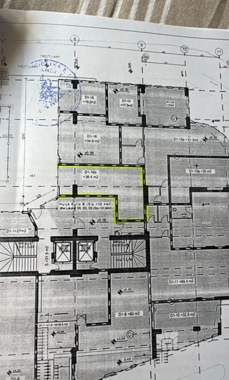 Tirane, shitet ambjent biznesi Kati 1, 38 m² 190.000 € (Rruga Mine Peza)