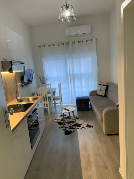 Tirane, jepet me qera apartament 1+1 Kati 5, 370 € (Ali Demi)