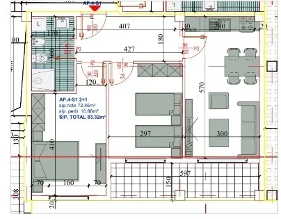 ✅️Shitet Apartament 2+1 ne Paskuqan,  87.465 milion leke