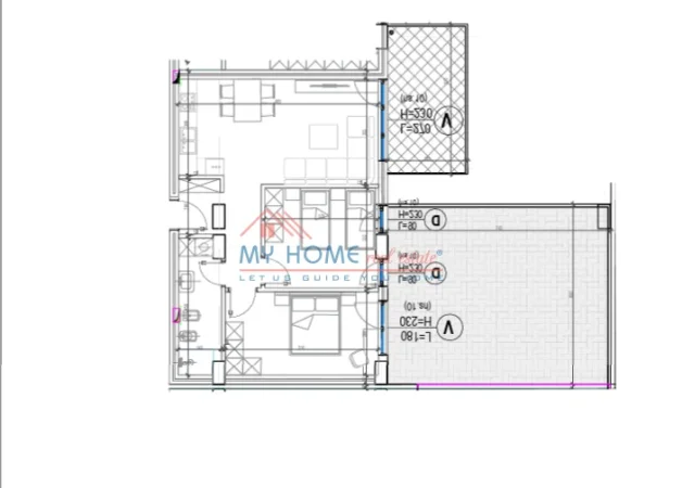Tirane, shitet apartament 2+1+Ballkon Kati 3, 149 m² 171.000 € (Kodra e Diellit 2)