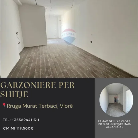 Vlore - Lungomare, shitet garsonier 1+1 Kati 5, 46 m² 119.500 € (Lungomare, Vlorë)