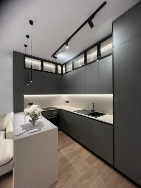 Tirane, jepet me qera apartament 2+1 Kati 1, 90 m² 1.000 € (Xhamllik)
