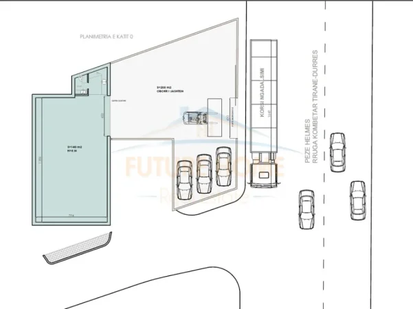 Tirane, jepet me qera magazine Kati 0, 140 m² 1.800 € (Peze Helmes)