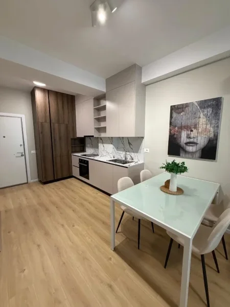 Tirane, jepet me qera apartament 1+1 Kati 3, 60 m² 450 € (Ali Demi)