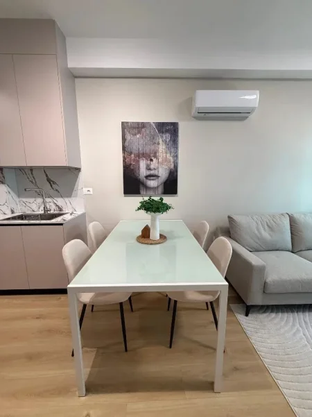 Tirane, jepet me qera apartament 1+1 Kati 3, 60 m² 450 € (Ali Demi)