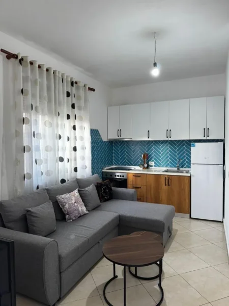 Tirane, jepet me qera apartament 1+1 Kati 1, 55 m² 330 € (Kthesa e Kamzes)