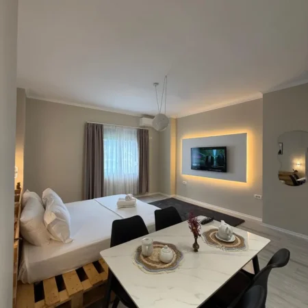 Tirane, jepet me qera apartament Kati 4, 35 m² (Rruga Gramoz Pashko,Tirane)