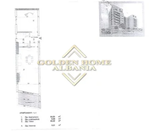 Tirane, shitet apartament , 77 m² (Paskuqan)