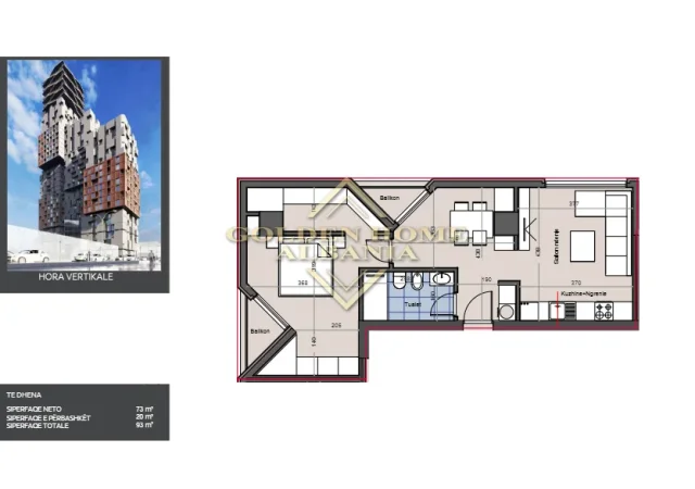 Tirane, shitet apartament , 93 m² (rruga muhamed gjollesha)