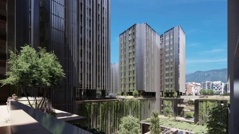 Tirane, shes apartament 1+1+Ballkon Kati 4, 72 m² 115.400 € (kthesa kamezes)