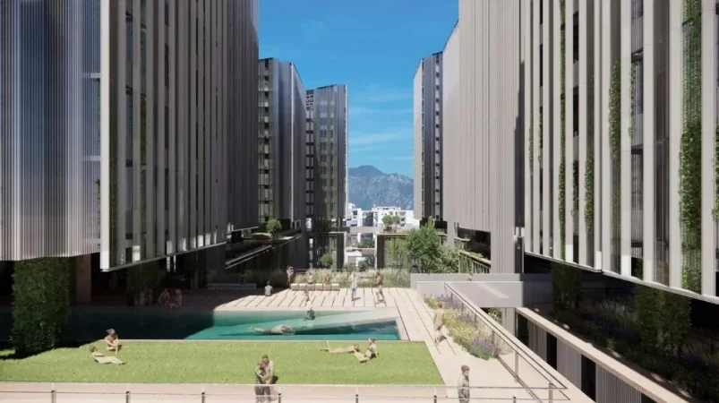 Tirane, shes apartament 1+1+Ballkon Kati 4, 72 m² 115.400 € (kthesa kamezes)