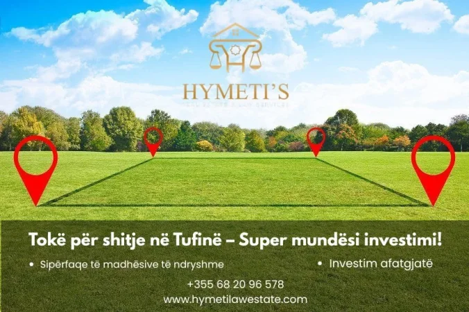 Tirane, shitet toke , 4.300 m² (Tufine)