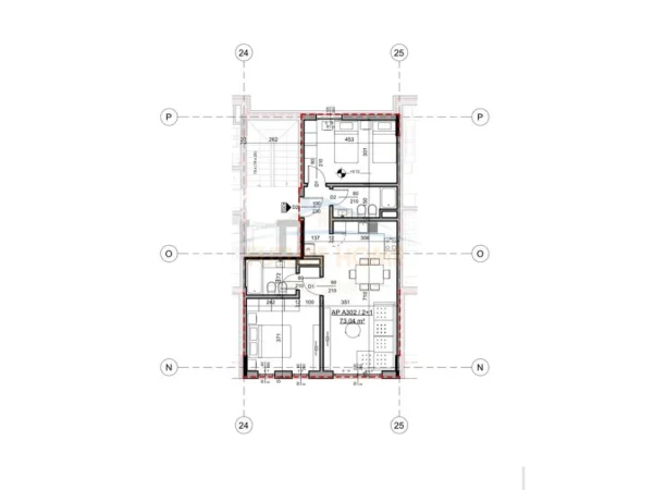 Dhermi - Palase, shitet apartament 2+1+2 Kati 3, 81 m² 257.700 € (DHERMI)