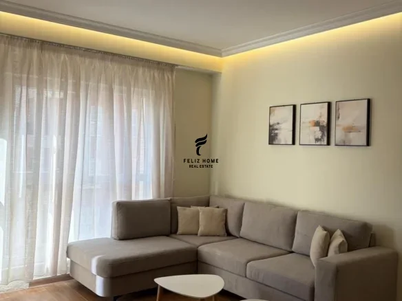 Tirane, jepet me qera apartament 1+1+Ballkon Kati 6, 75 m² 530 € (LAPRAKE)