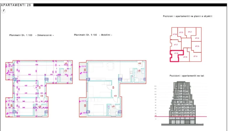 Tirane, jepet me qera zyre Kati 2, 90 m² 1.000 € (RRUGA E BARRIKADAVE)