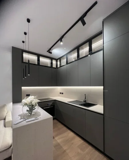 Tirane, jepet me qera apartament 2+1 Kati 1, 85 m² 1.000 € (Rruga Xhanfize Keko)