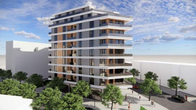 Tirane, shitet apartament 1+1+BLK Kati 9, 75 m² 135,900 Euro (rruga dibres)