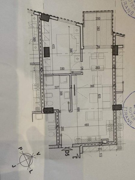 Tirane, shes apartament 1+1+BLK Kati 2, 96.000 Euro (Kompleksi E88)