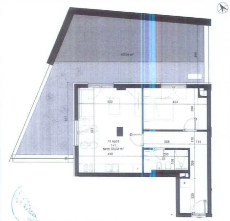 Vlore, shitet apartament 1+1 Kati 0, 123 m² (Dhermi)