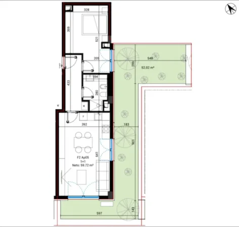 Vlore, shitet apartament 1+1 Kati 0, 131 m² (Dhermi)
