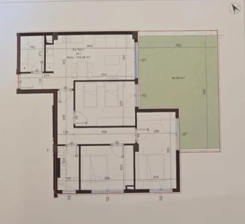 Tirane, shitet apartament 3+1 Kati 2, 169 m² (Dhermi)