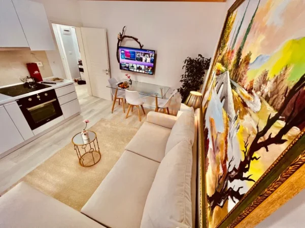 Tirane, shitet apartament 1+1+Ballkon Kati 4, 44 m² 175.000 € (Bllok)