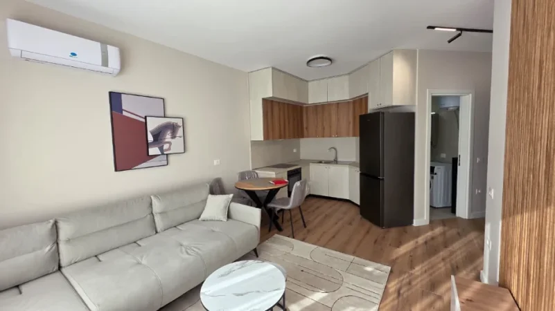 Tirane, jepet me qera apartament 1+1 Liqeni i thate.