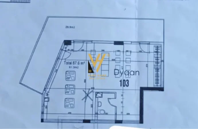 Tirane, shitet dyqan Kati 0, 61 m² 90.000 € (QYTET STUDENTI)