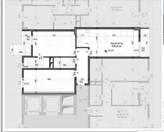 Tirane, shitet apartament 2+1 Kati 5, 139 m² 188.000 € 